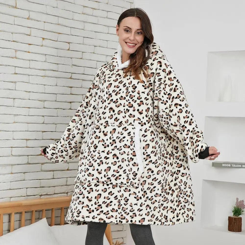 Sudadera con Capucha de Manta Grande y Acogedora para Mujeres