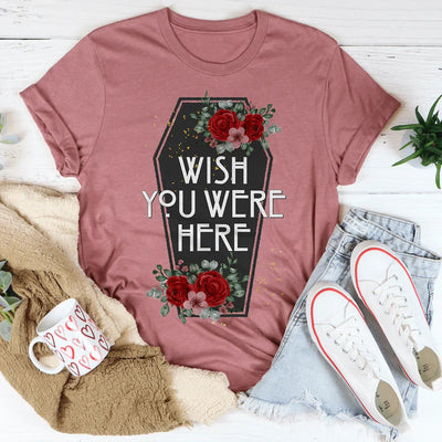 Wish You Were Here Coffin Tee - Korvel