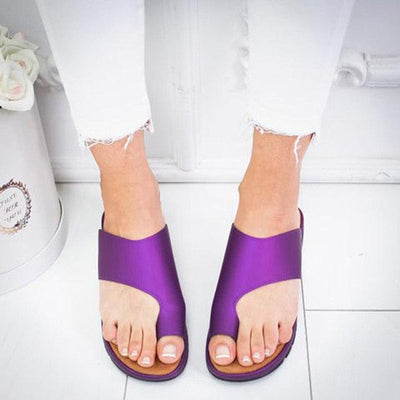 Comfy Women's Leather Platform Sandals for Summer
