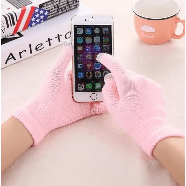 Gants en Laine Tricotés Premium avec Écran Tactile pour l'Hiver