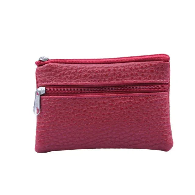 Mini porte-monnaie zippé pour femmes - Élégant et fonctionnel
