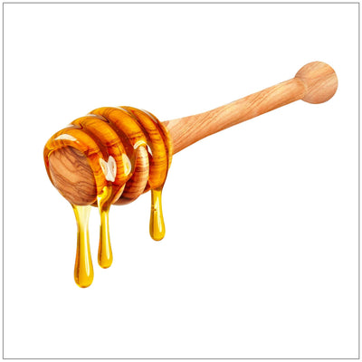 Premium Wooden Honey Dipper