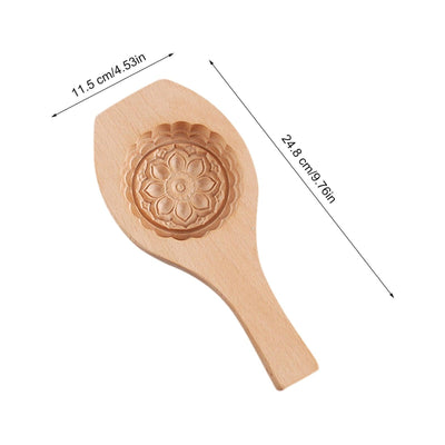 Wooden Moon Cake Mold for Exquisite Desserts