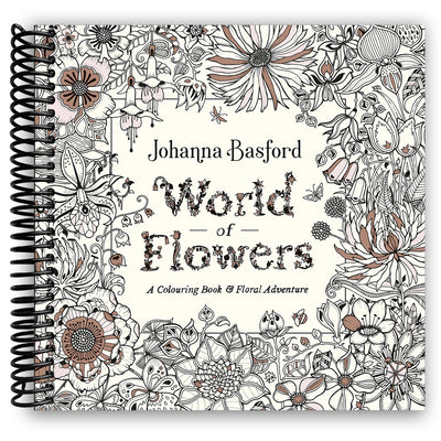 Floral Fantasies: A Spiral Bound Coloring Journey - Korvel
