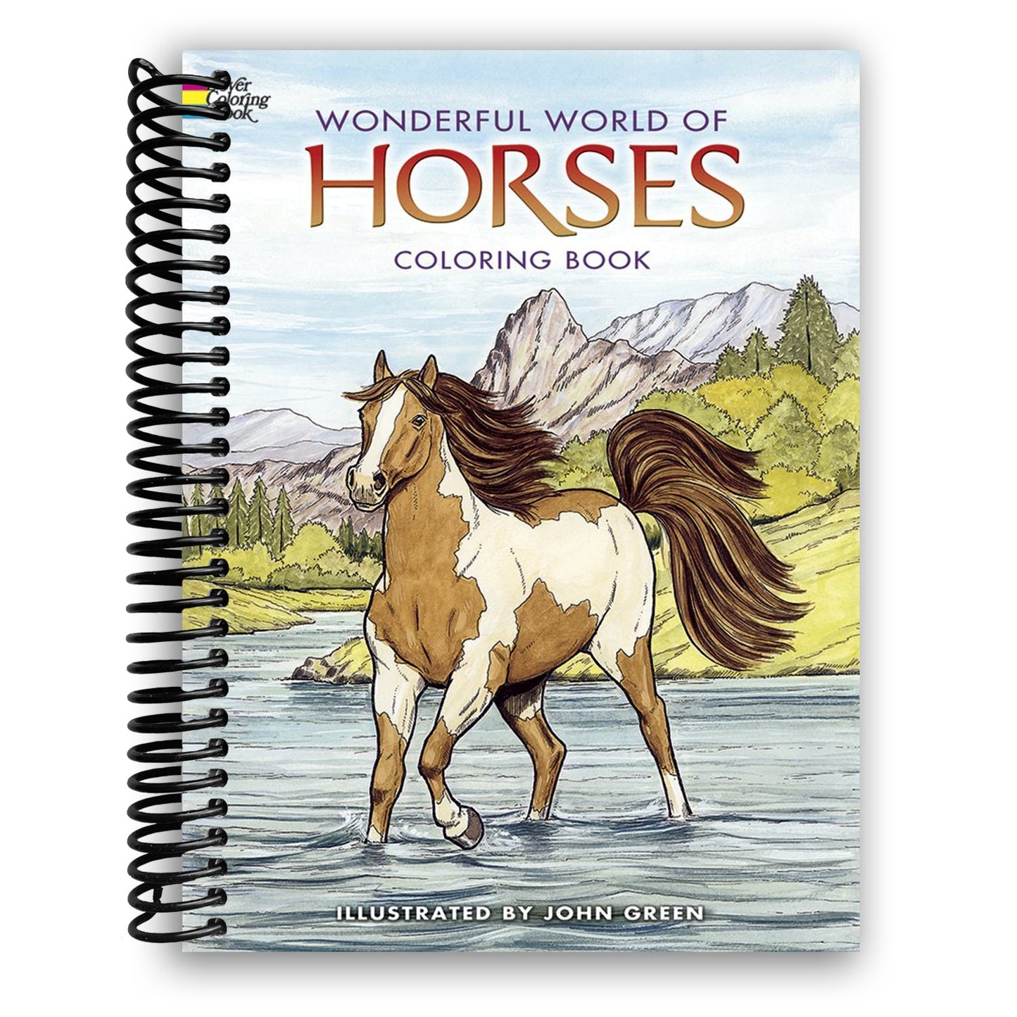 Majestic Horses: A Spirited Coloring Adventure - Korvel