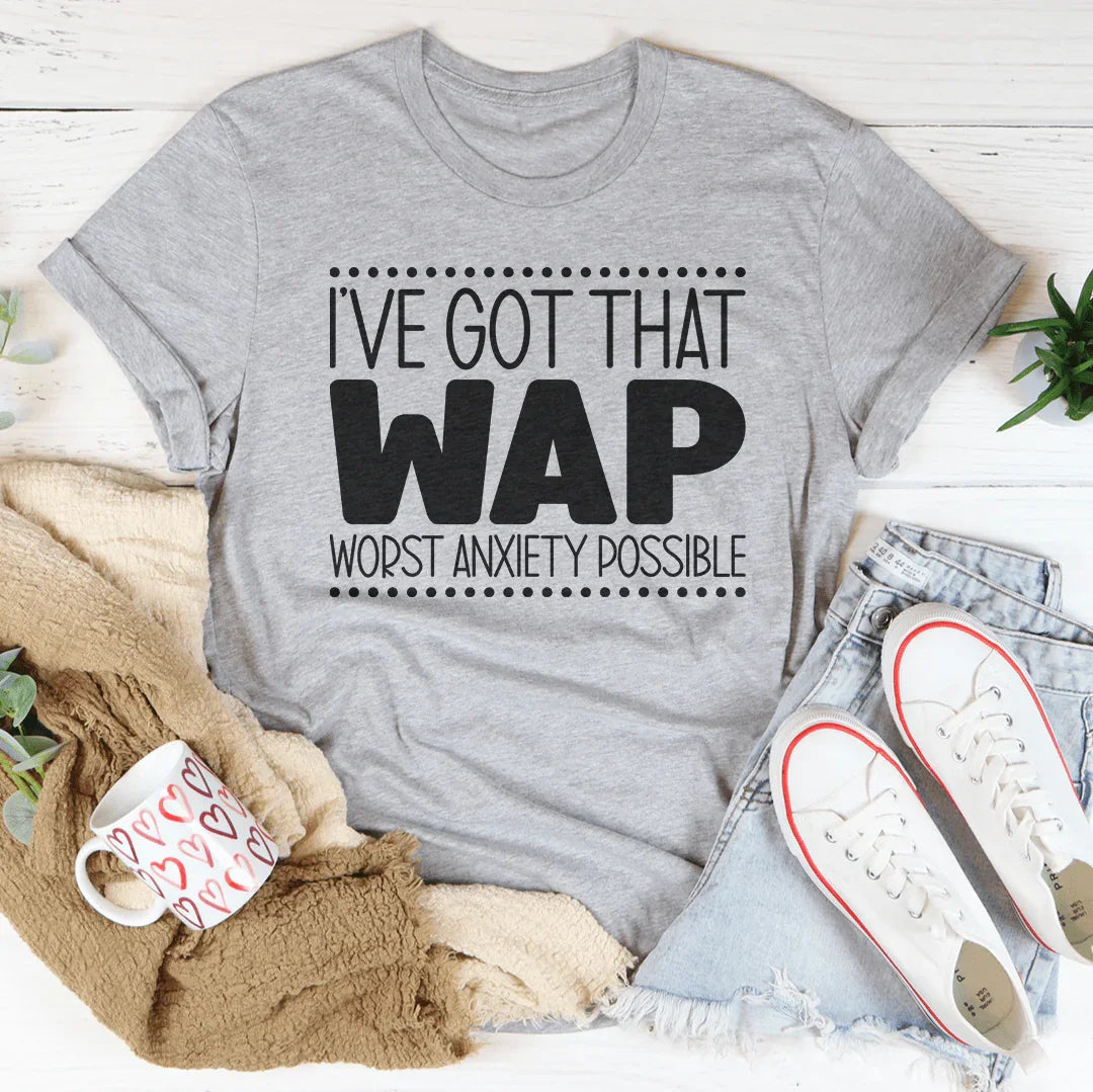 Camiseta Sassy Anxiety Possible
