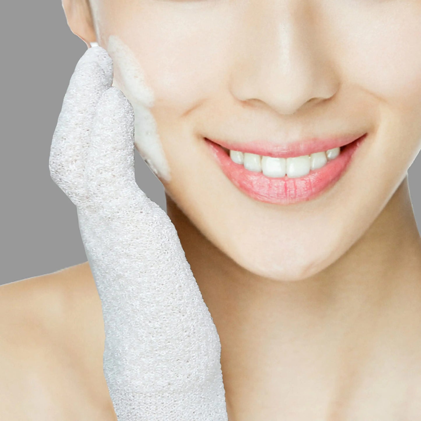 Gants de bain exfoliants à double texture Evridwear