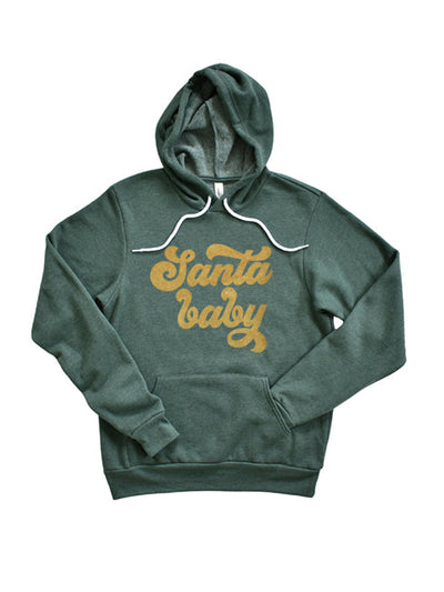 Cozy Santa Baby Unisex Hoodie - Perfect for the Holidays - Korvel