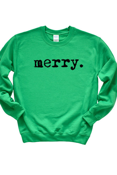 Merry Unisex Cotton-Poly Blend Sweatshirt