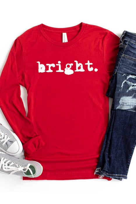 Bright! Long Sleeve Unisex Tee