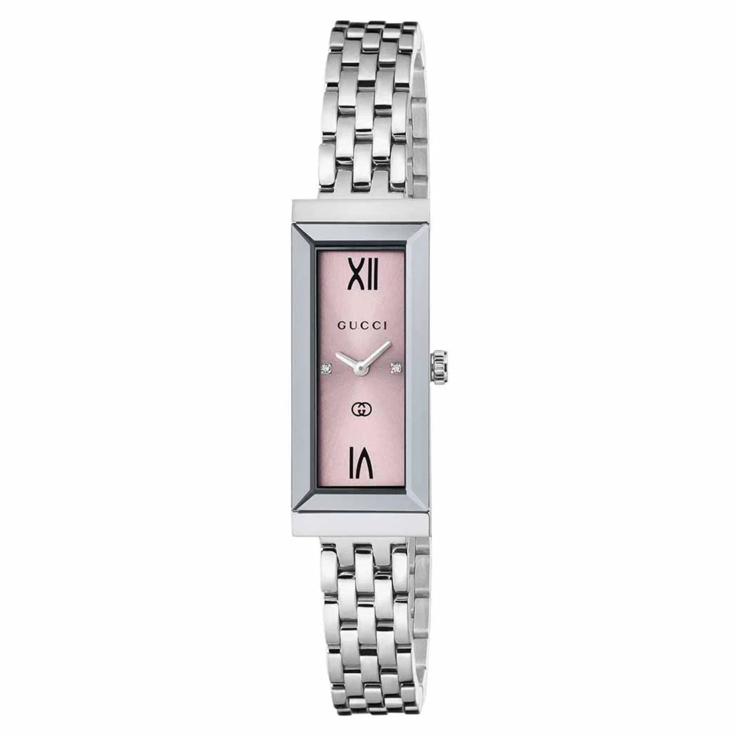 Montre classique Gucci pour femme avec cadran rose