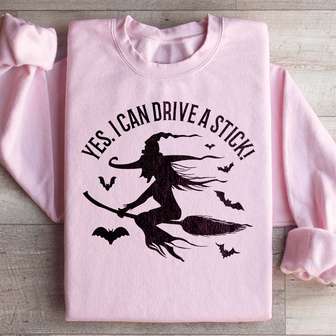Sudadera con la frase "Sí, puedo conducir un coche manual"