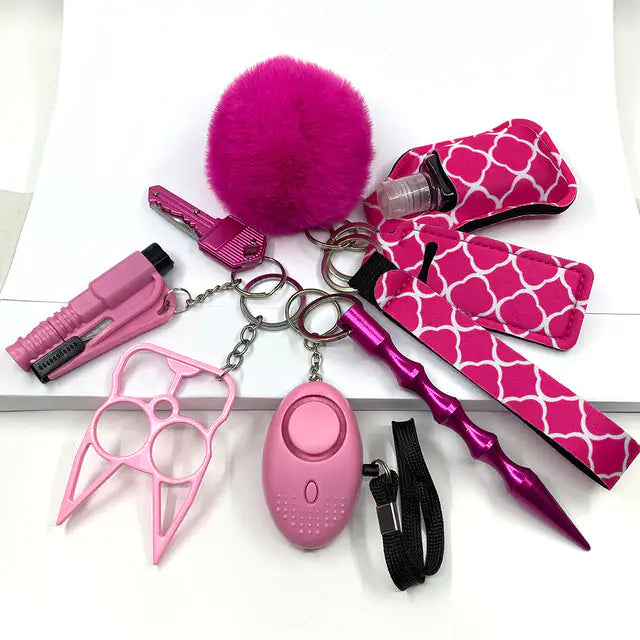 Compact Survival Self Defense Keychain