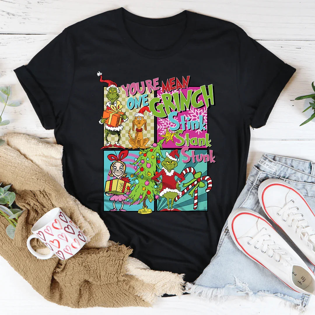 Eres un Grinch Malvado - Camiseta Stink Stank Stunk