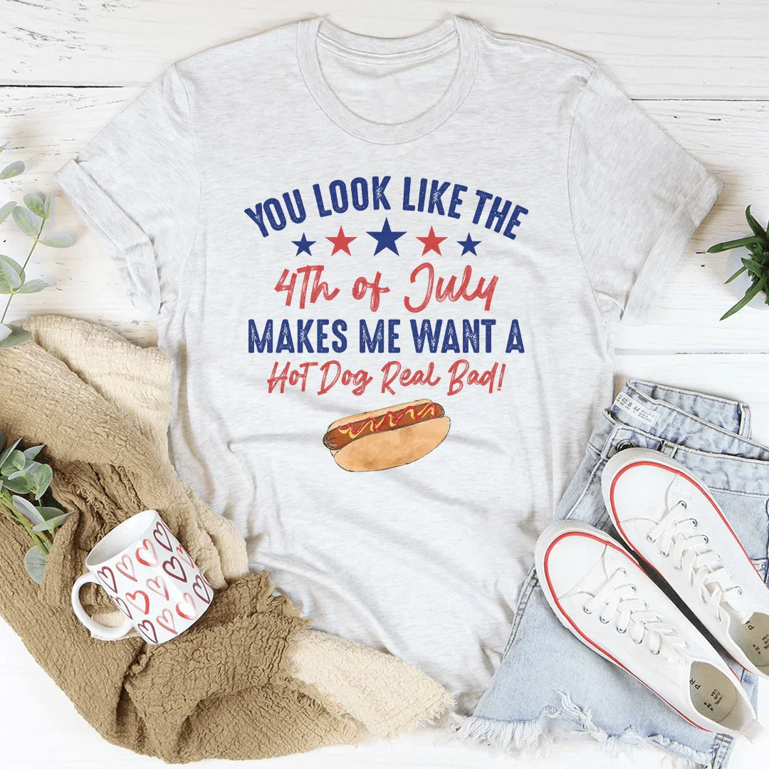 Pareces la camiseta del 4 de julio