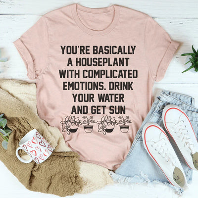 Eres una camiseta de planta de interior
