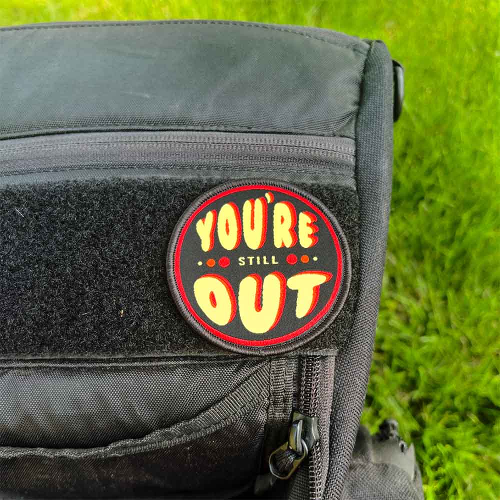 Patch de Disc Golf You're Still Out - Velcro