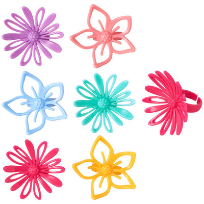 Flowers Assortment Cupcake Rings - 144 Count