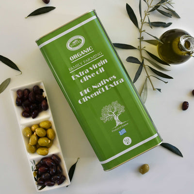 KORVEL Greek BIO Extra Virgin Olive Oil 169 FL OZ