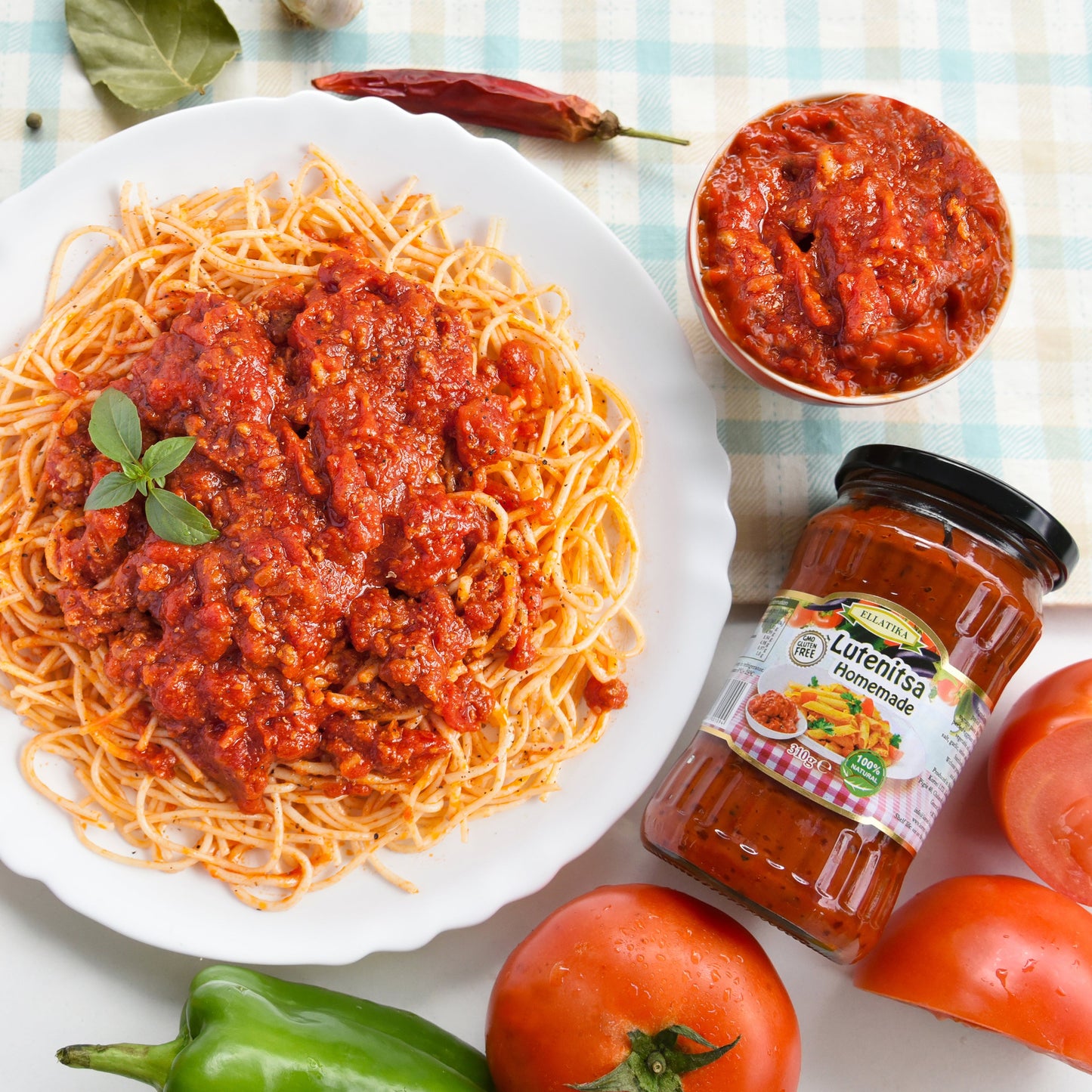 ELLATIKA Bulgarian Sauces - Lutenitsa Homemade, 10.95 oz. 310g