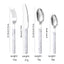 French Rivet ABS Handle Hotel Western Tableware Steak Knife Butter Knife Set - Korvel