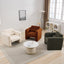 Modern style chair with sheepskin Sherpa fabric soft cushion, comfortable armchair, soft with backrest and pillow, seaweed green - Korvel