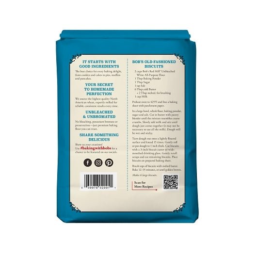Bob’s Red Mill Organic Unbleached White All-Purpose Flour