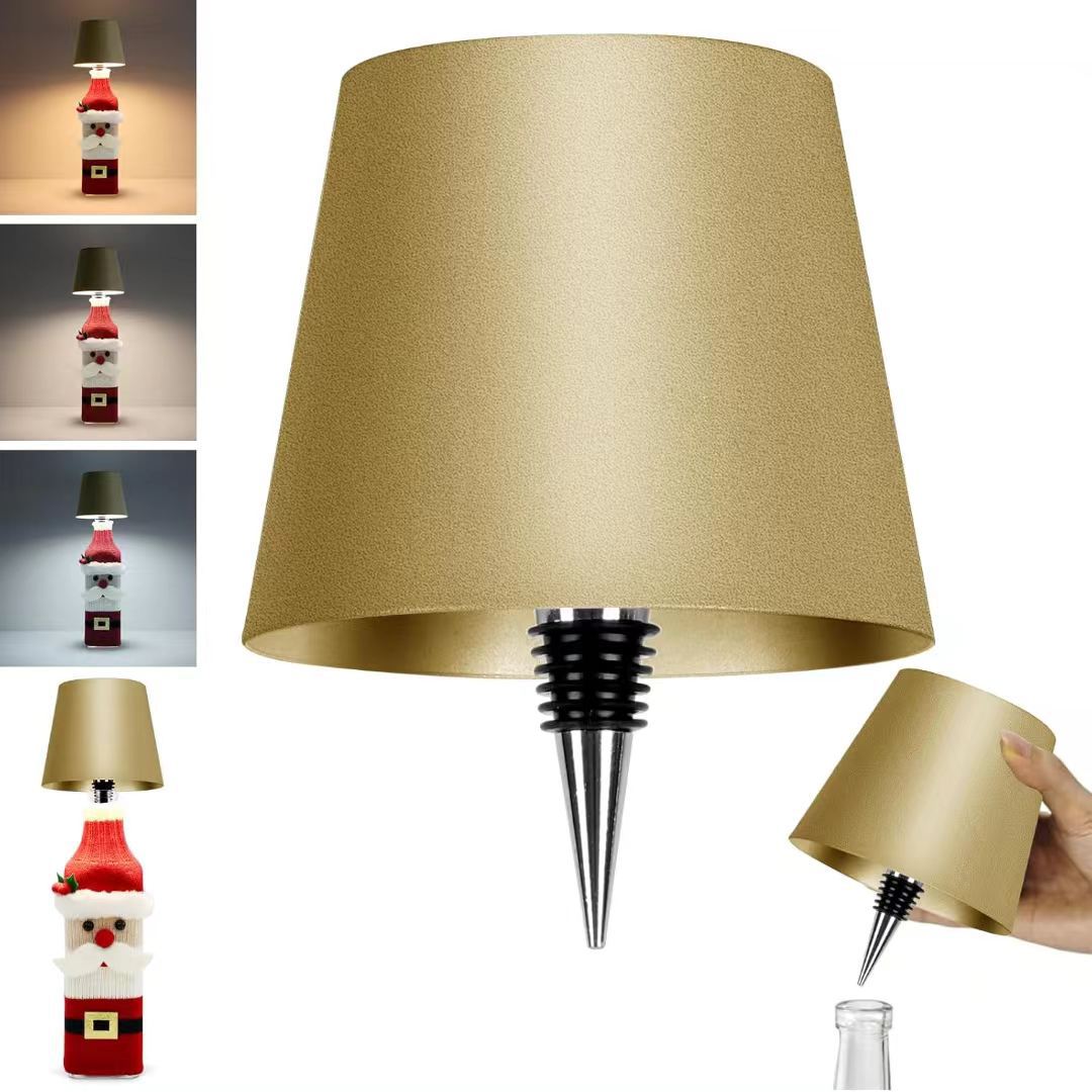 Luz Creativa de Botella de Vino LED - Lámpara RGB Recargable