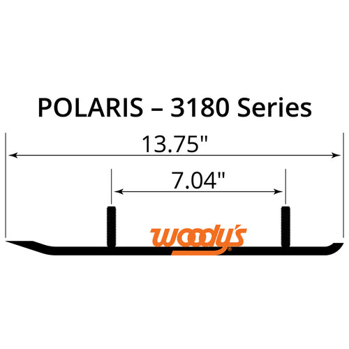 Kit de barre d'usure en carbure EPI3-3180-1 de Woody's