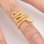 Bague en argent sterling 925 en forme de serpent