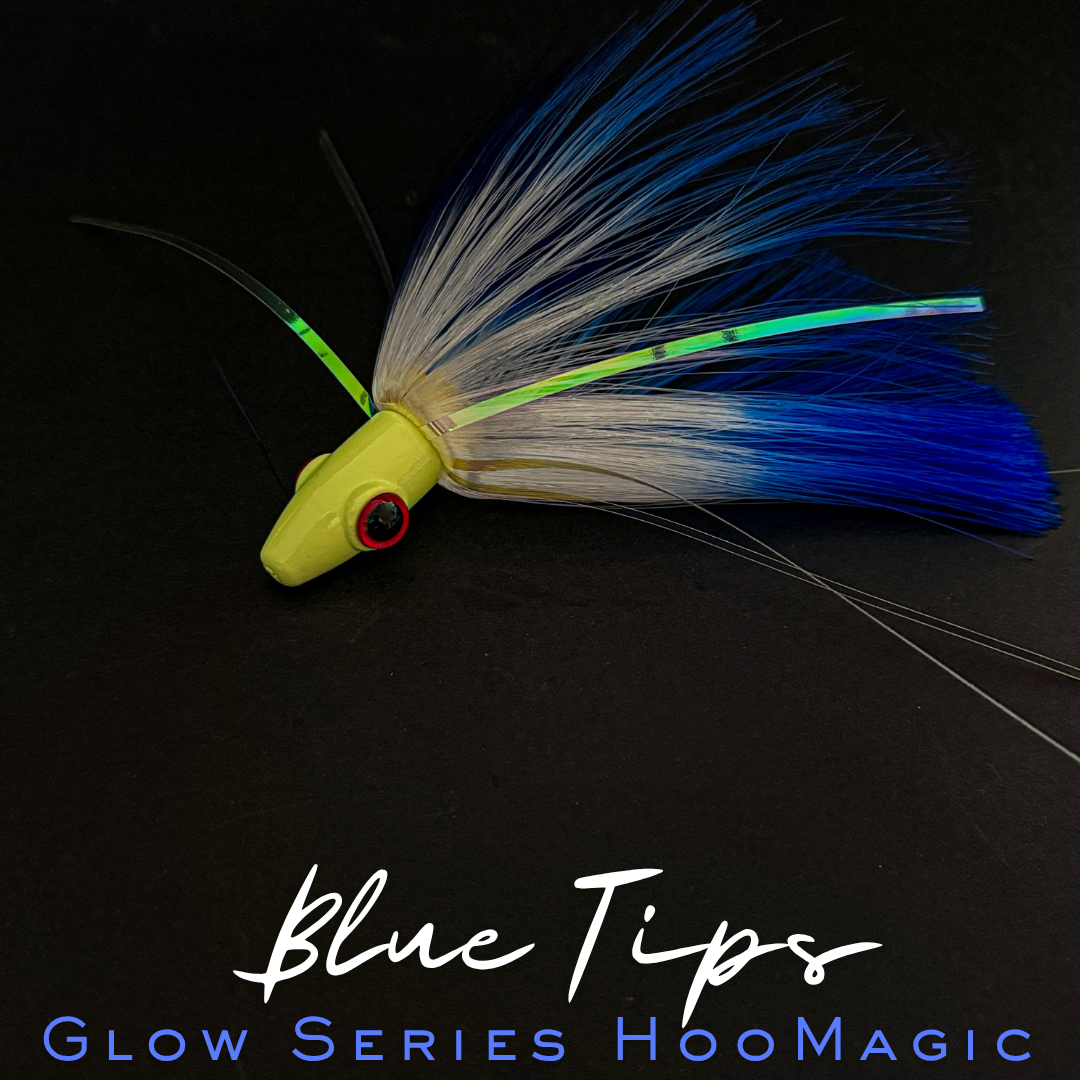 Señuelos de curricán Magictail HooMagic Glow Series
