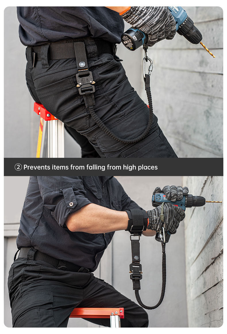 Func. tool rope, equip. tools, phone anti-loss hooks, bag & pant dec. ropes - Korvel