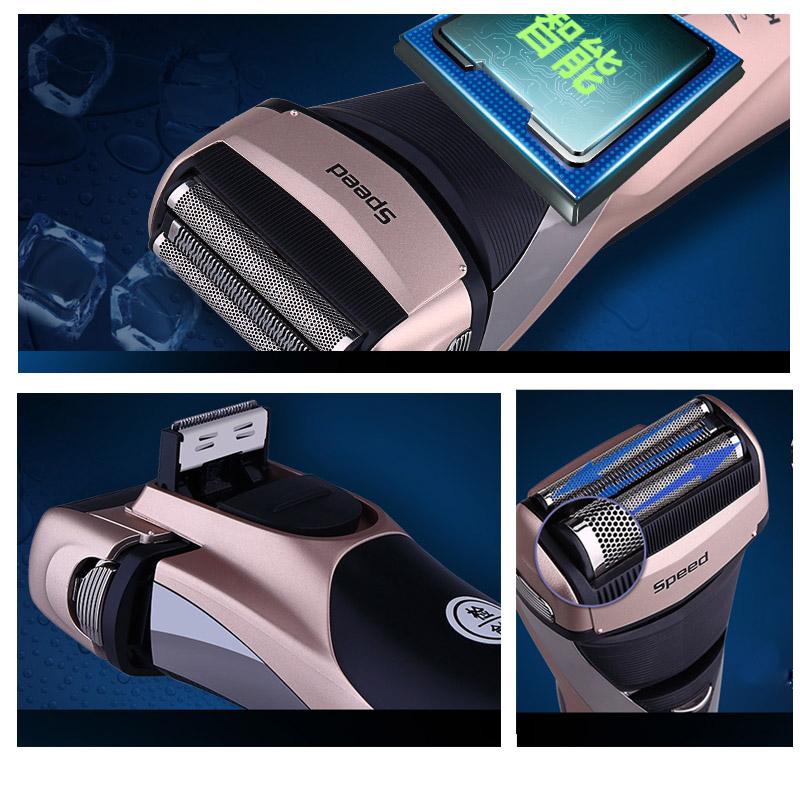 Kemei electric shaver rechargeable shaveing for man shavers body wash twin blade cutter head men face care Shaver razor KM-8102 - Korvel