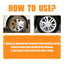 Wheel Cleaner, Clean Wheel Tires Stubborn Dirt Polishing Retreading Wheel Cleaner - Korvel