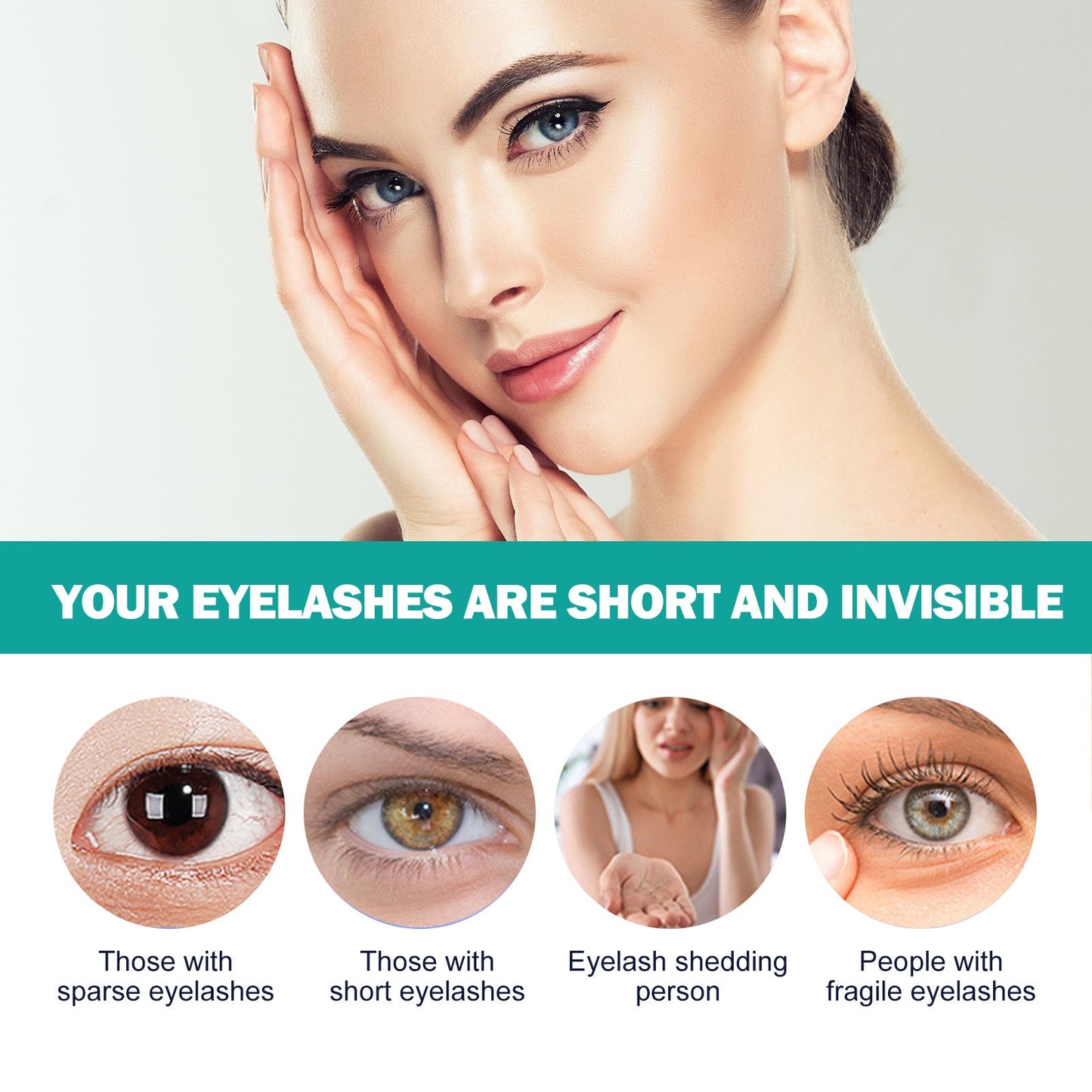 Eyelash Nourishing Oil, Natural Lengthening And Curling Volumizing Thick Mascara - Korvel