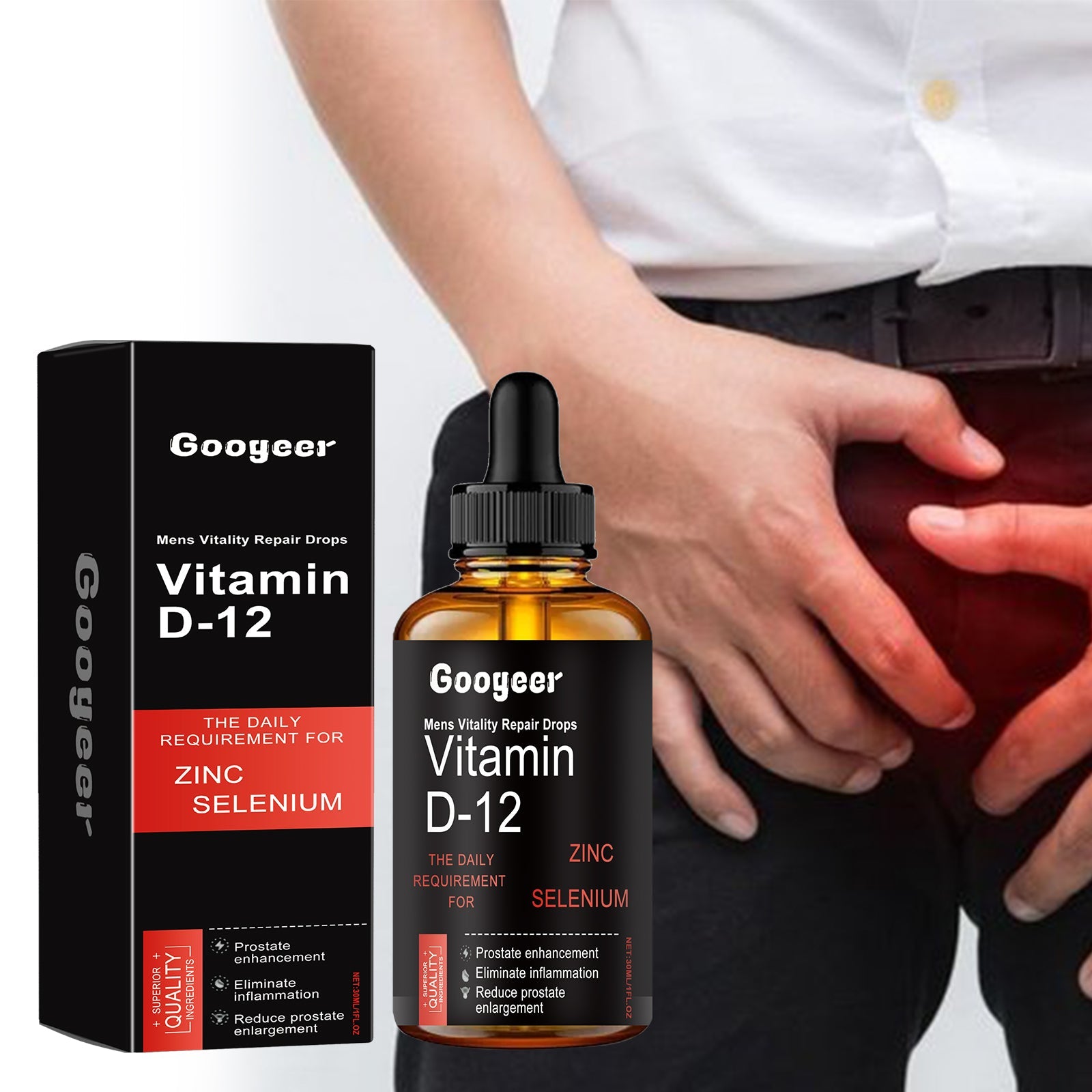 Mens Vitality Repair Drops - Korvel