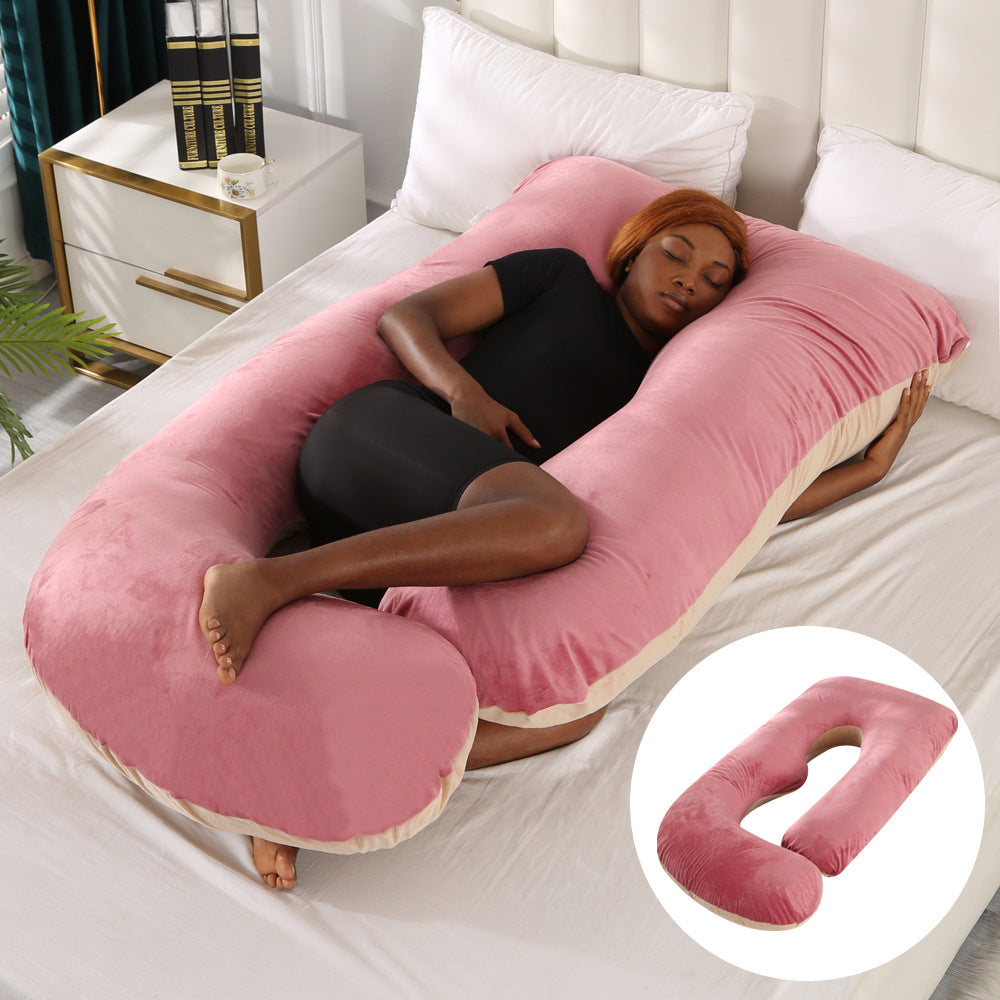 J-Shaped Pregnancy Pillow for Side Sleepers