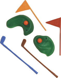Oasis Supply 6-Piece Golf Green Cake Set - Choose 3 or 36 Sets