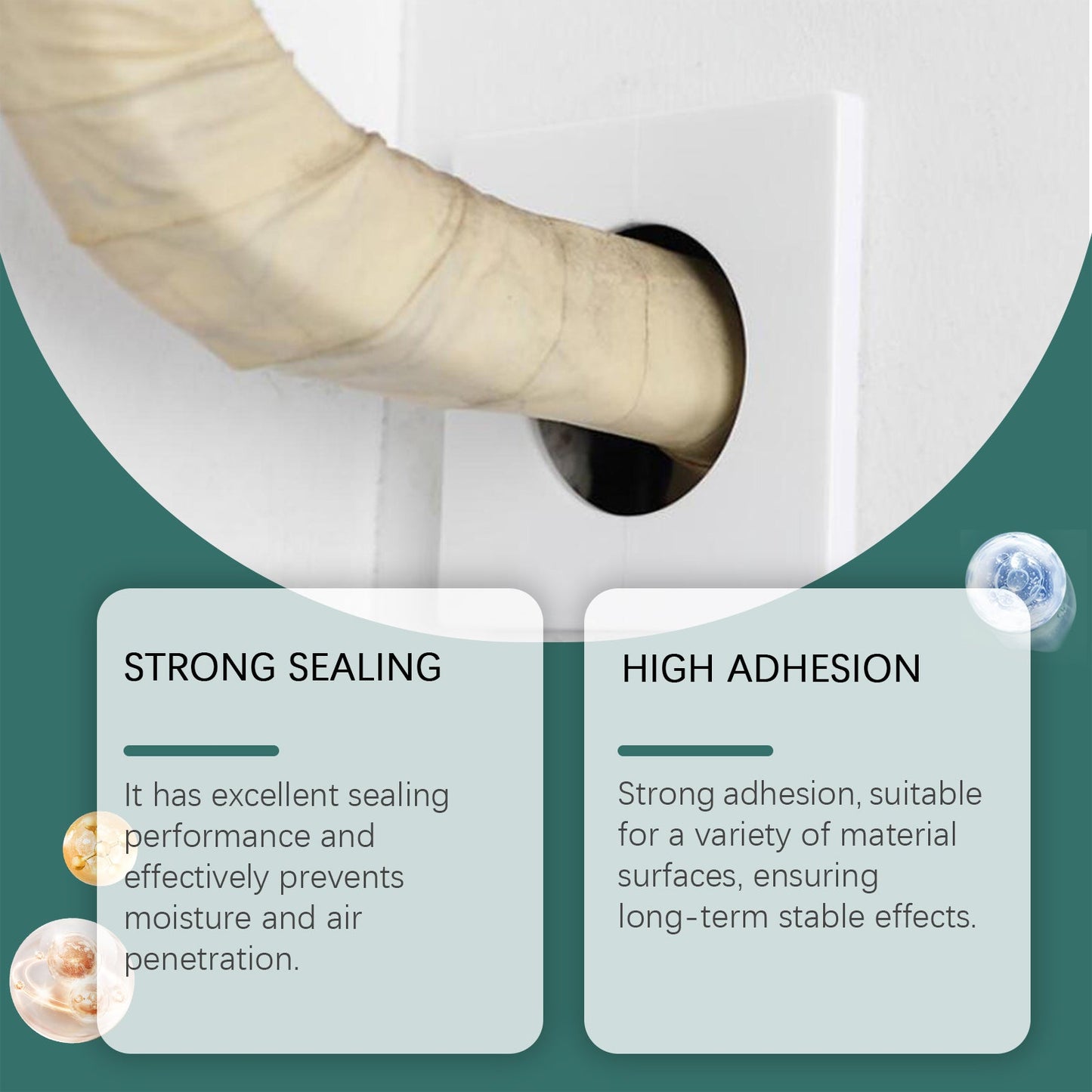 Sealing Cement, Anti-Seepage Hardening Reinforced Waterproof High Viscosity Hole Crevice Wear-Resistant Filling Clay - Korvel