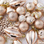 Ensemble de Boules de Noël Alien Peintes Premium - 6 cm