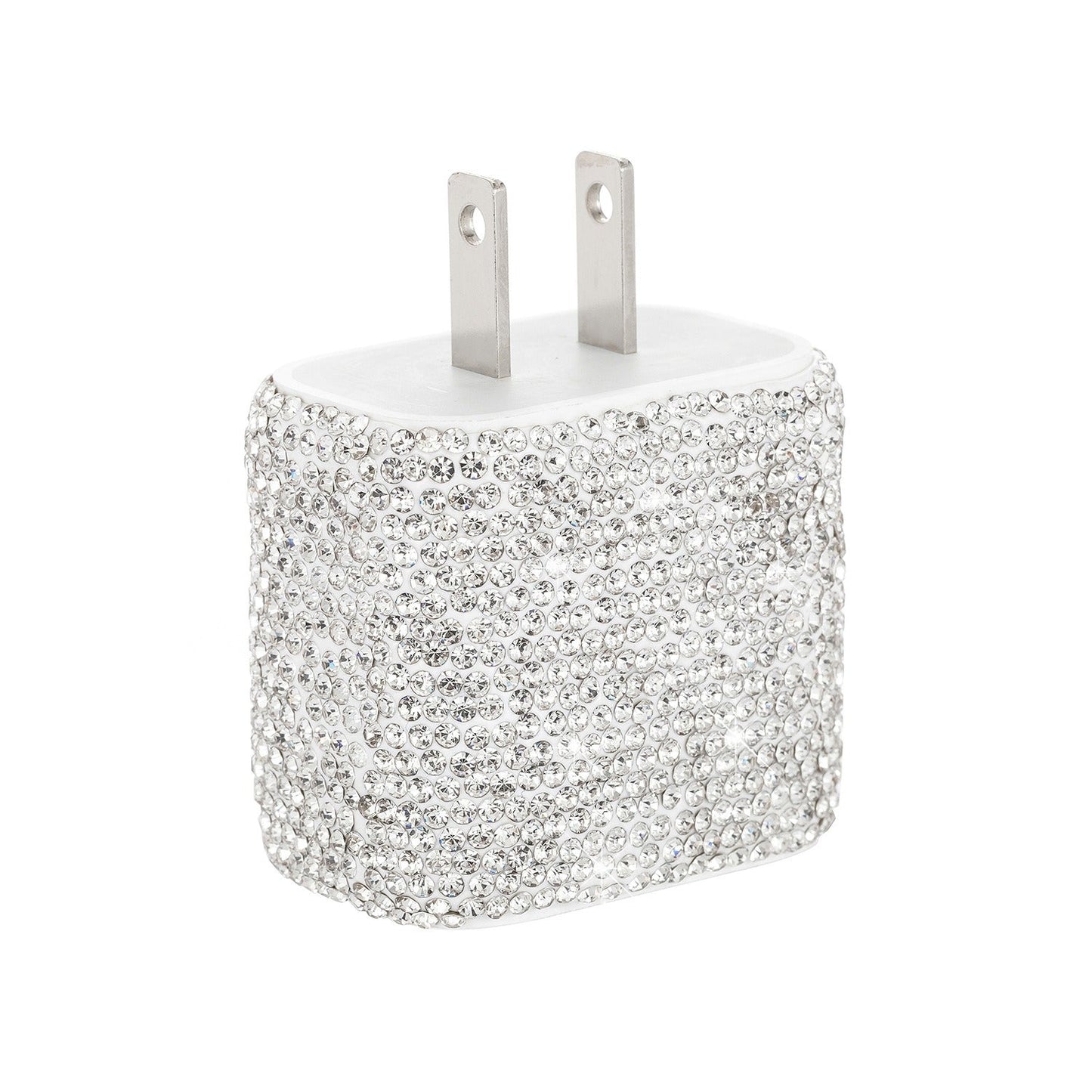 Diamond Studded PD20W Fast Charging Adapter for Apple Devices