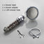 New Tourmaline balls Filter Shower Head Water saving 3 Modes adjustable SPA shower head on/off button high pressure shower - Korvel