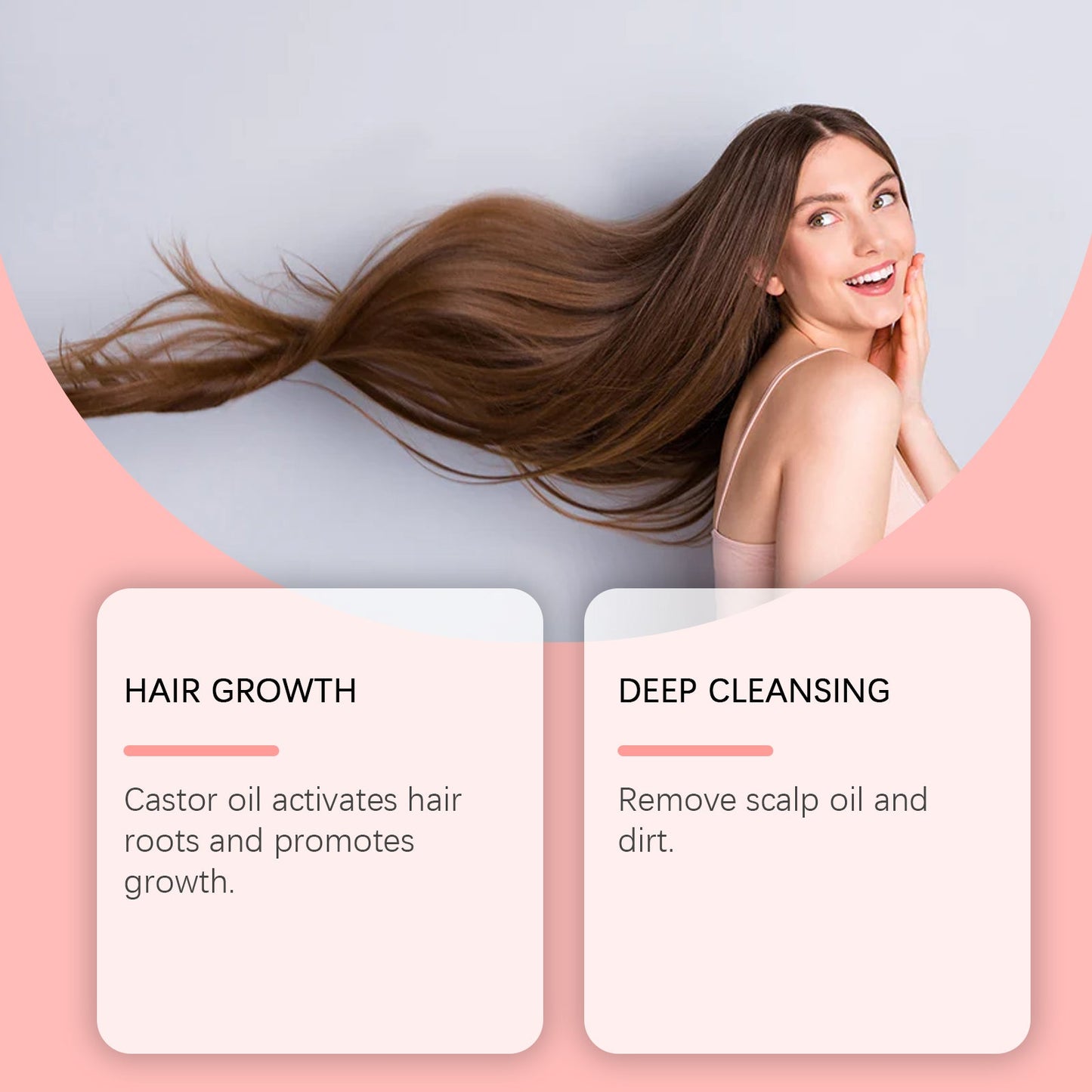 Castor Oil Shampoo Soap Gently Cleanses Scalp Naturally Fluffy, Soft, Moist And Moisturizing Shampoo - Korvel
