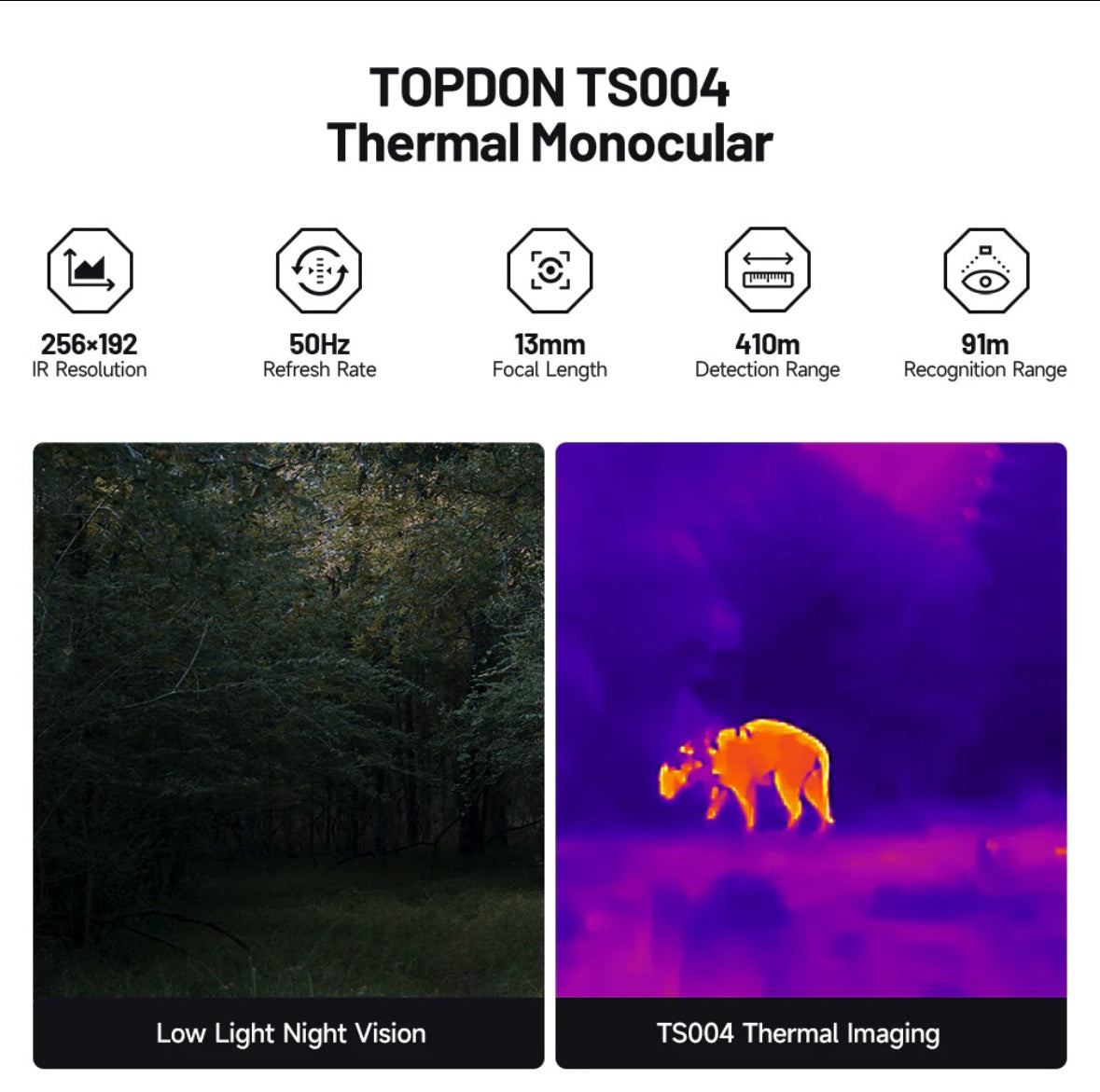 Olight TS004 Thermal Imager - Handheld Infrared Night Vision Scope
