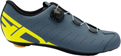 SIDI Fast 2 Road Shoes - Men's Blue/Yellow Size 41