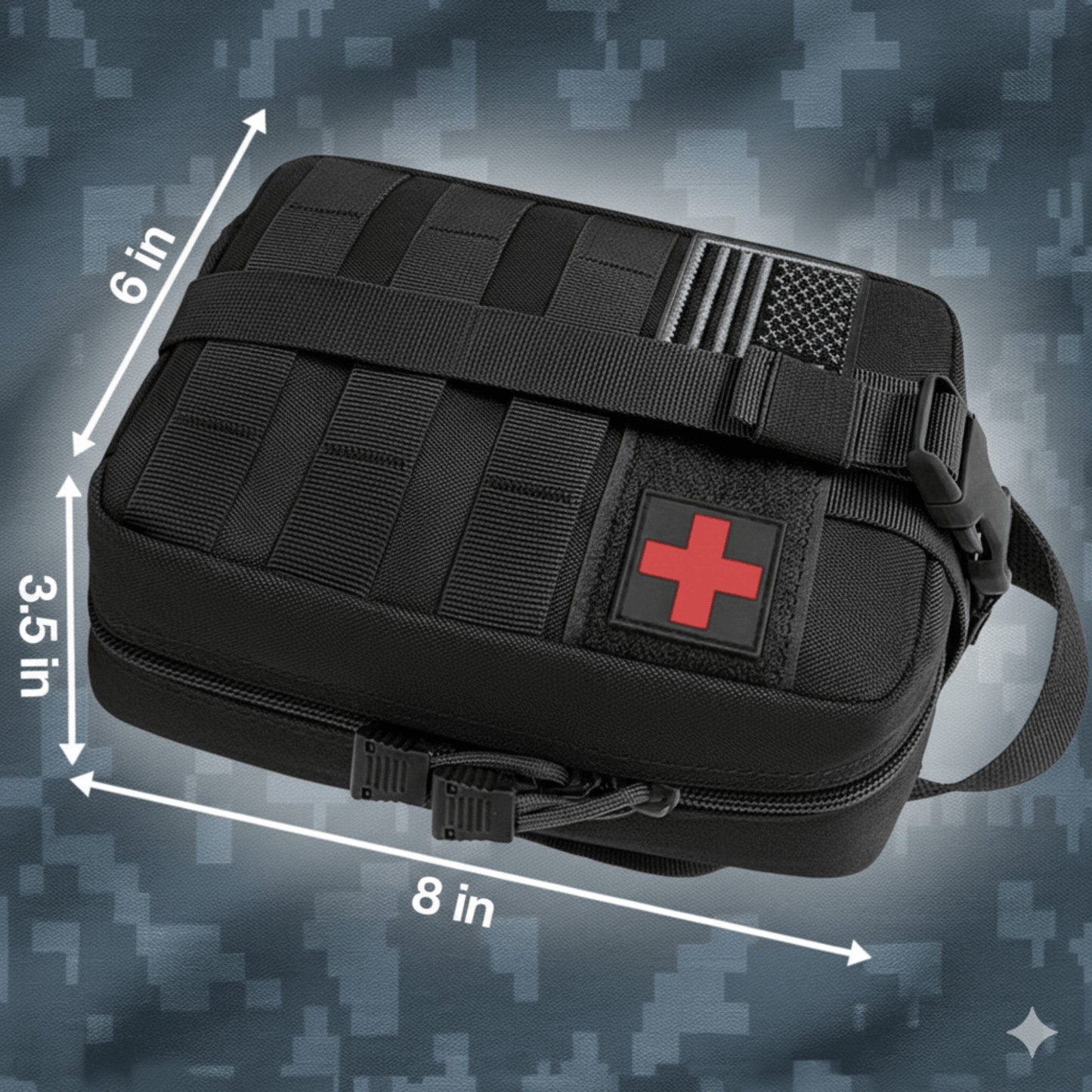 Bolsa de Primeros Auxilios Táctica Pequeña XGear - Pouch IFAK Premium
