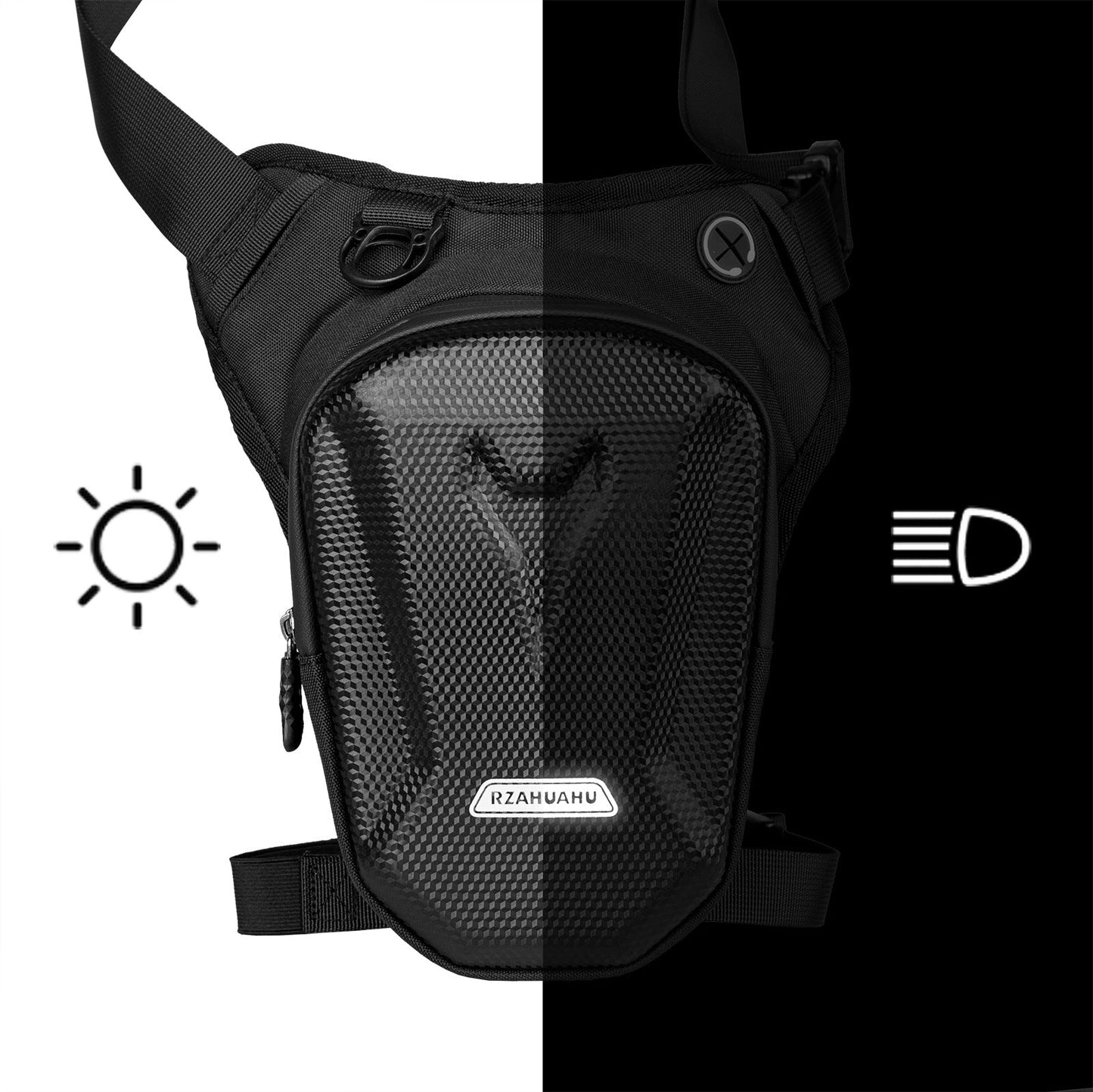 Rider Motorcycle Leg Bag Riding Bag Motorcycle Messenger Bag Men's Waist Bag Delivery Cross Bag Riding Backpack Waterproof - Korvel