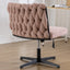Premium Armless Pink Office Desk Chair