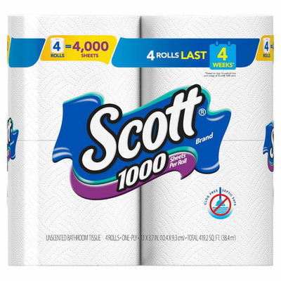 Scott Bath 1000 Tissue - 12 Rollos