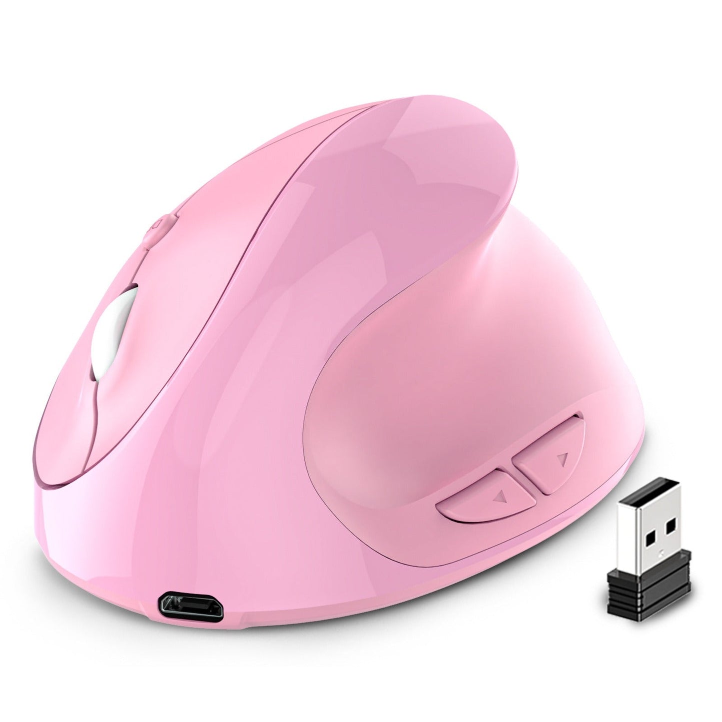 Vertical vertical grip rechargeable silent wireless anti mouse hand designer drawing office creative ergonomic mouse - Korvel